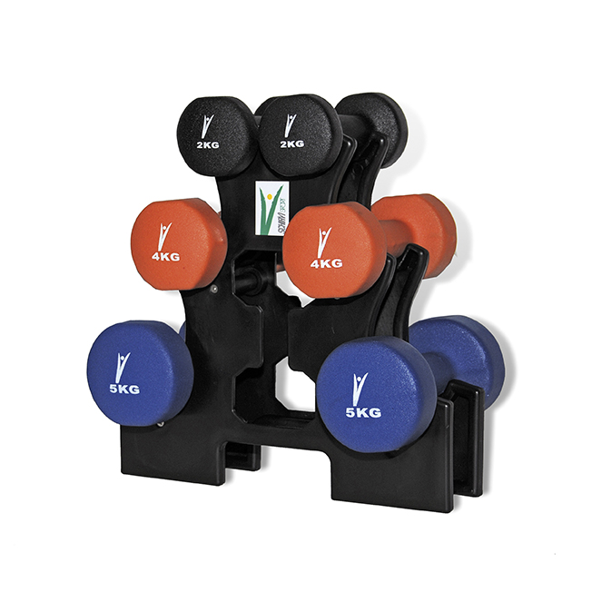 ART 0618  PLASTIC DUMBBELLS HOLDERS